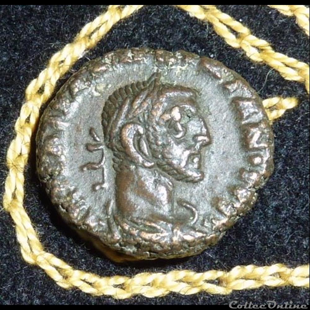 MAXIMIEN HERCULE - Tétradrachme de 6,90g et 19 mm de diamètre. monnaie antique romaine provinciale maximien hercule tetradrachme de 6 90g et 19 mm de diametre