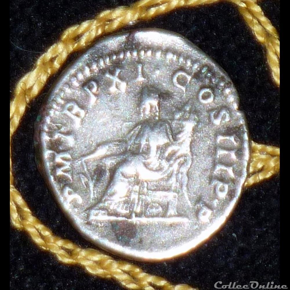 SEPTIME SEVERE - AR Denier de 2,9g et 19 mm de diamètre. monnaie antique romaine septime severe ar denier de 2 9g et 19 mm de diametre