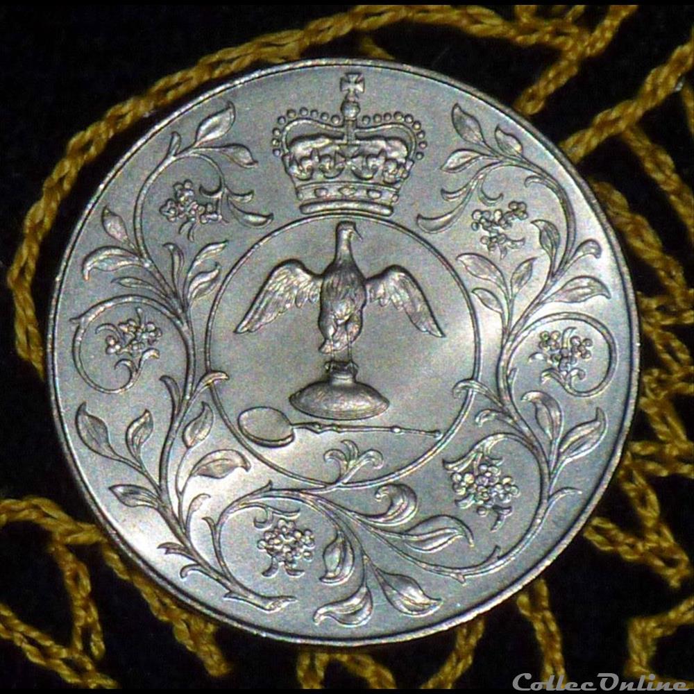 ÉLISABETH II - Jubilé d'argent du règne de la reine. monnaies monde elisabeth ii jubile argent du regne de la reine