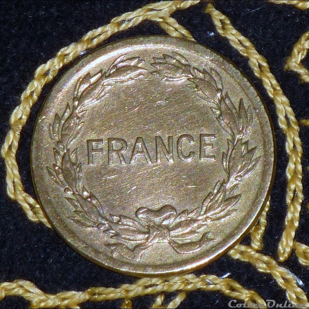 2 FRANCS Philadelphie monnaie france necessite 2 francs philadelphie