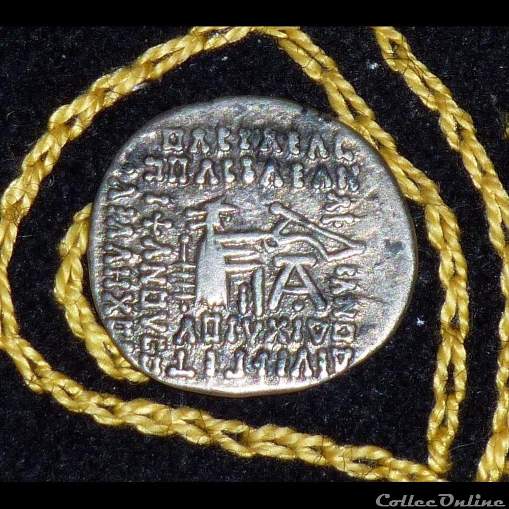 monnaie antique elymaide parthe sassanide artabanos iii ar drachm de 3 47g et 20 mm de diametre