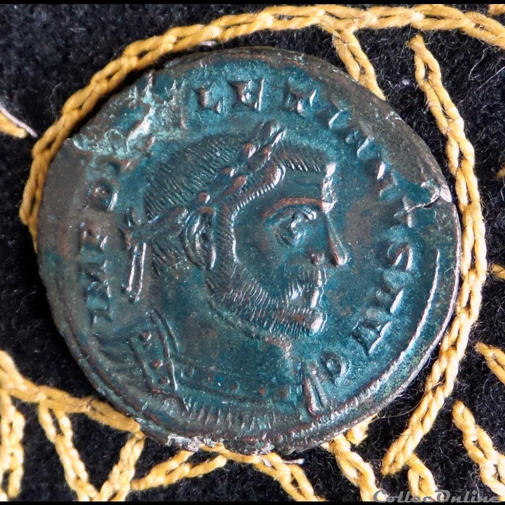 monnaie antique romaine diocletien follis de 11 64g et 29mm de diametre