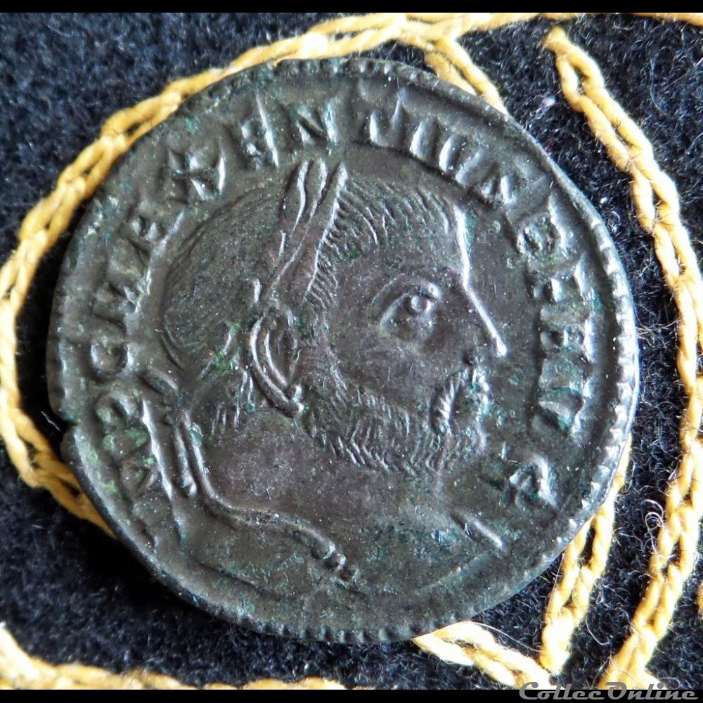 MAXENCE - Follis de 6,00g et 25mm de diamètre. monnaie antique romaine maxence follis de 6 00g et 25mm de diametre