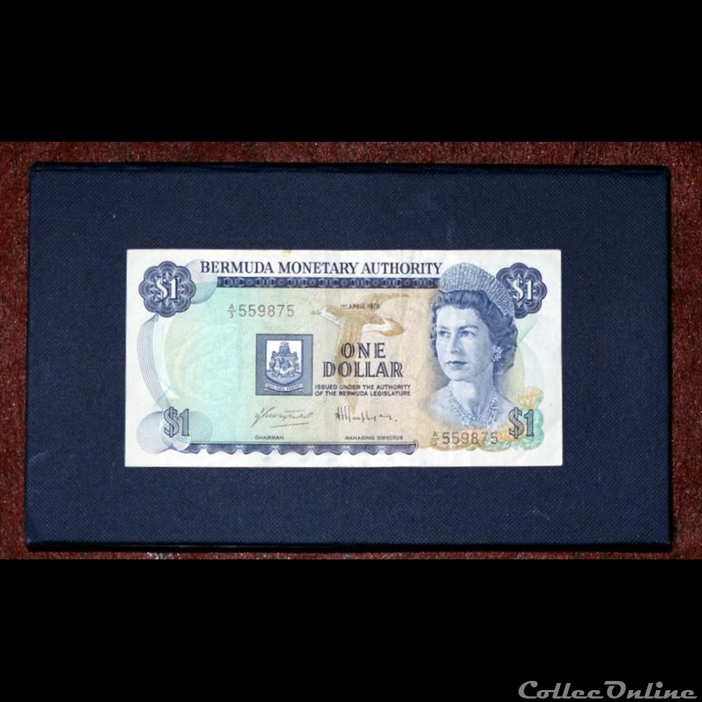 Les BERMUDES billet amerique du nord banque france xxe les bermudes