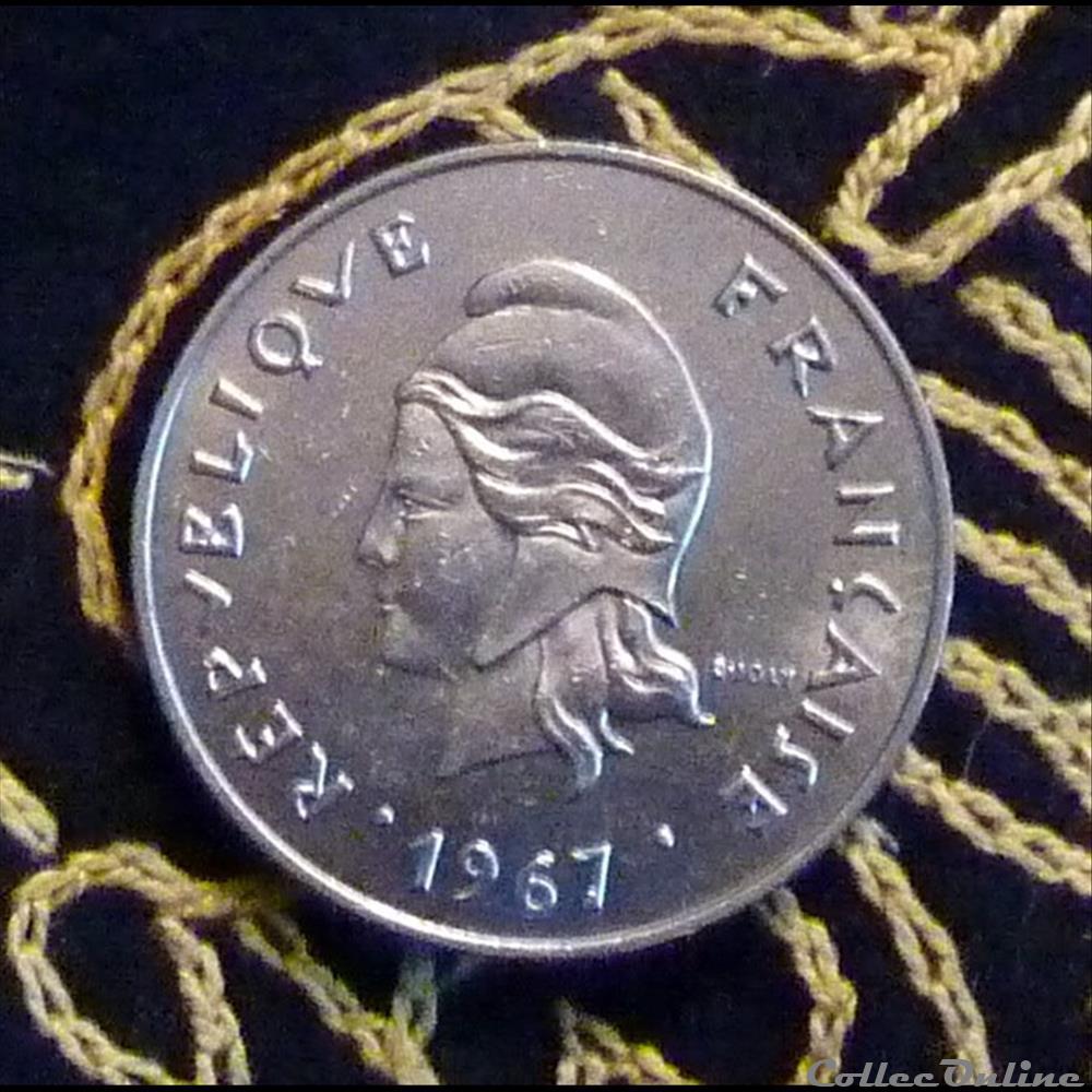 monnaie france romaine 50 francs polynesie