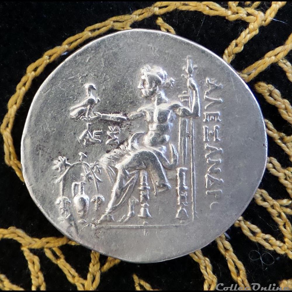 monnaie antique grecque alexandre le grand posthume tetradrachme de 16 75g et 33 80mm de diametre