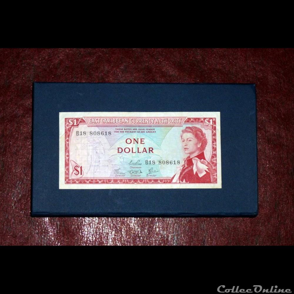 billet amerique du nord banque de france xxe dollar caraibe