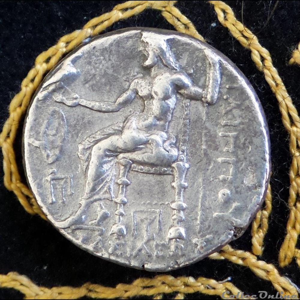 Philippe III Arrhidée - Tétradrachme de 17,17g et 25mm de diamètre. 2 monnaie antique grecque philippe iii arrhidee tetradrachme de 17 17g et 25mm de diametre