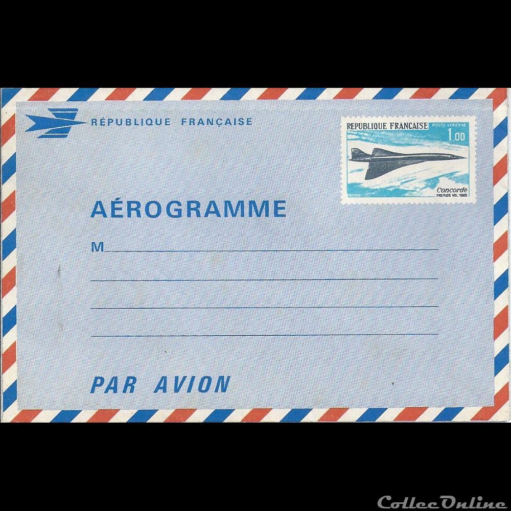 AEROGRAMME - La série Concorde timbre pret poster diver aerogramme la serie concorde