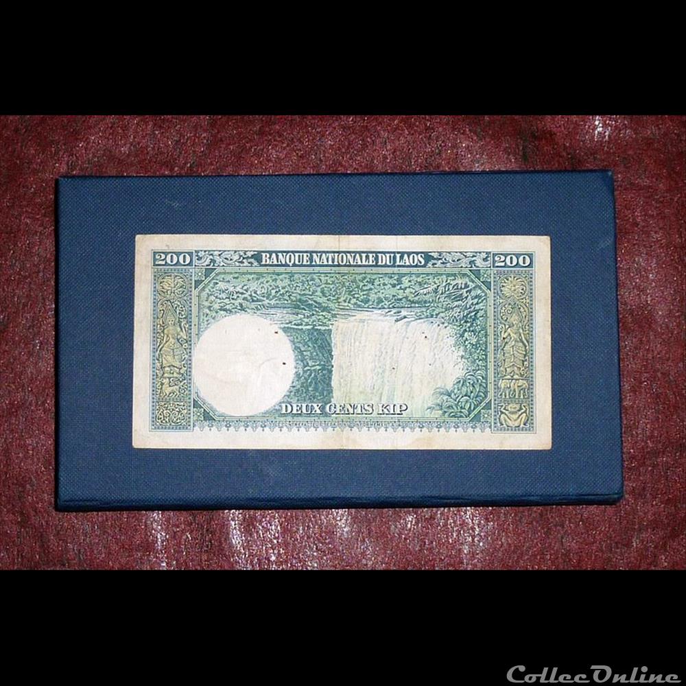 billet amerique du nord banque de france xxe laos