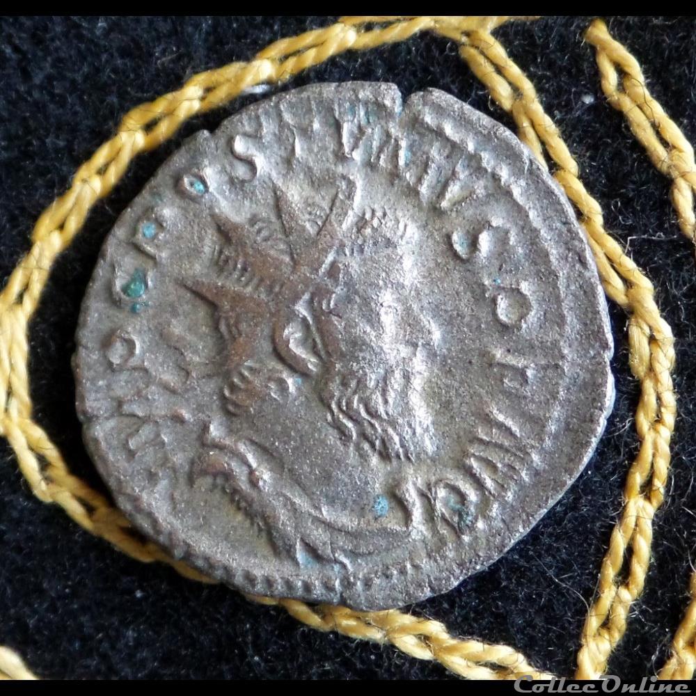 monnaie antique romaine postumus antoninian de 3 80g et 22 23 de diametre