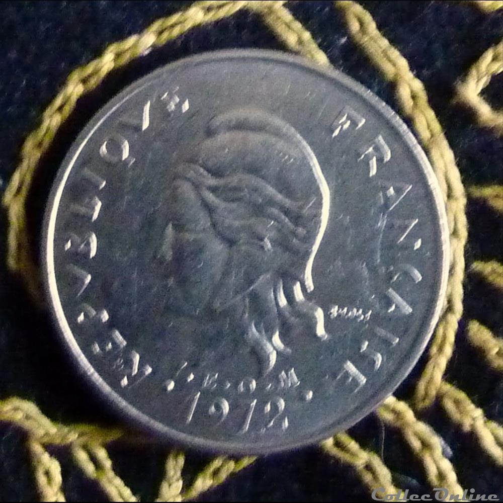 20 FRANCS Nouvelle Caledonie 4 monnaie france colony 20 francs nouvelle caledonie