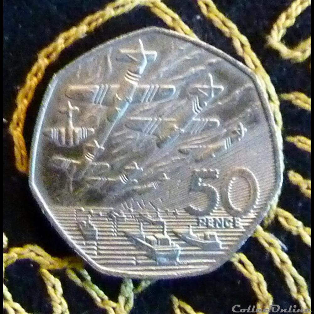 50ème Anniversaire du Débarquement monnaie monde royaume uni 50eme anniversaire du debarquement