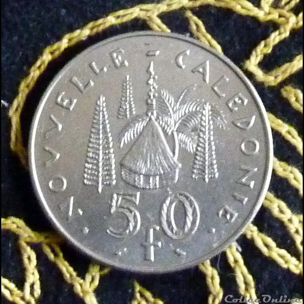 50 FRANCS Nouvelle Caledonie monnaie france colony 50 francs nouvelle caledonie