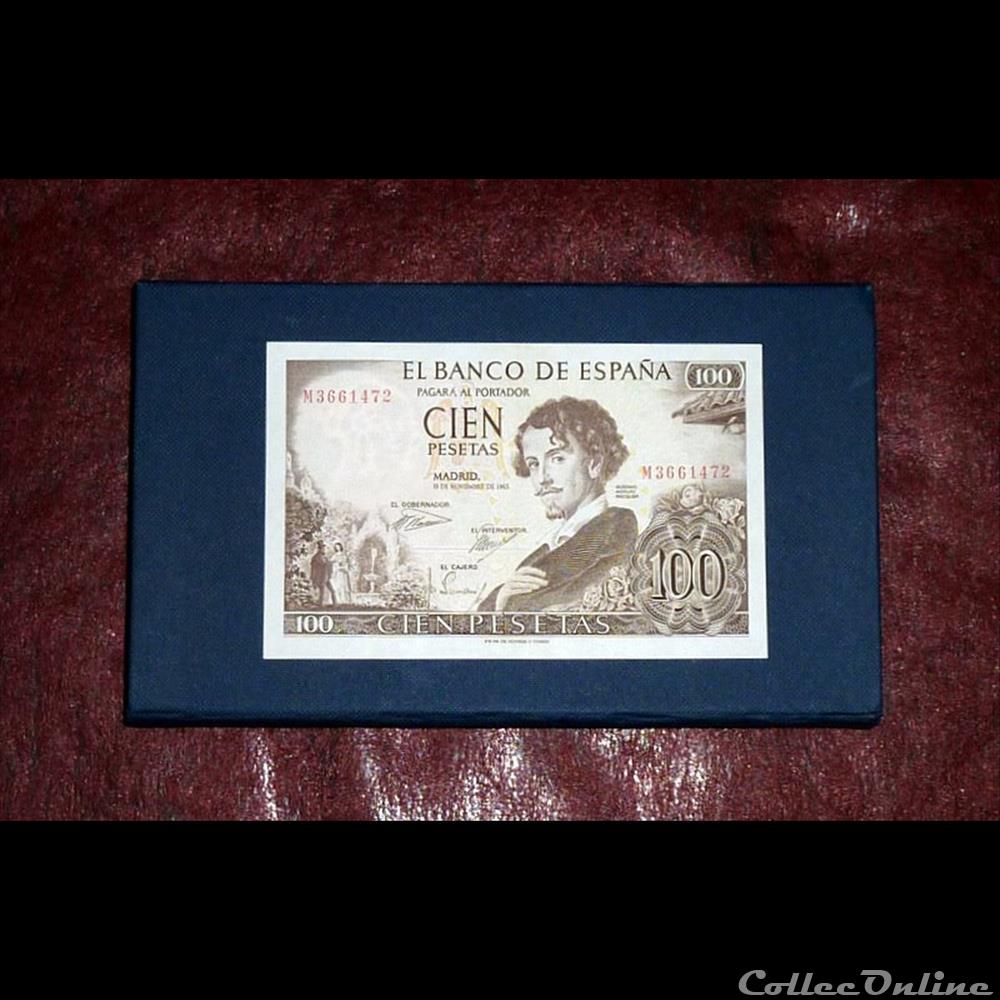 billet banque de france xxe espagne