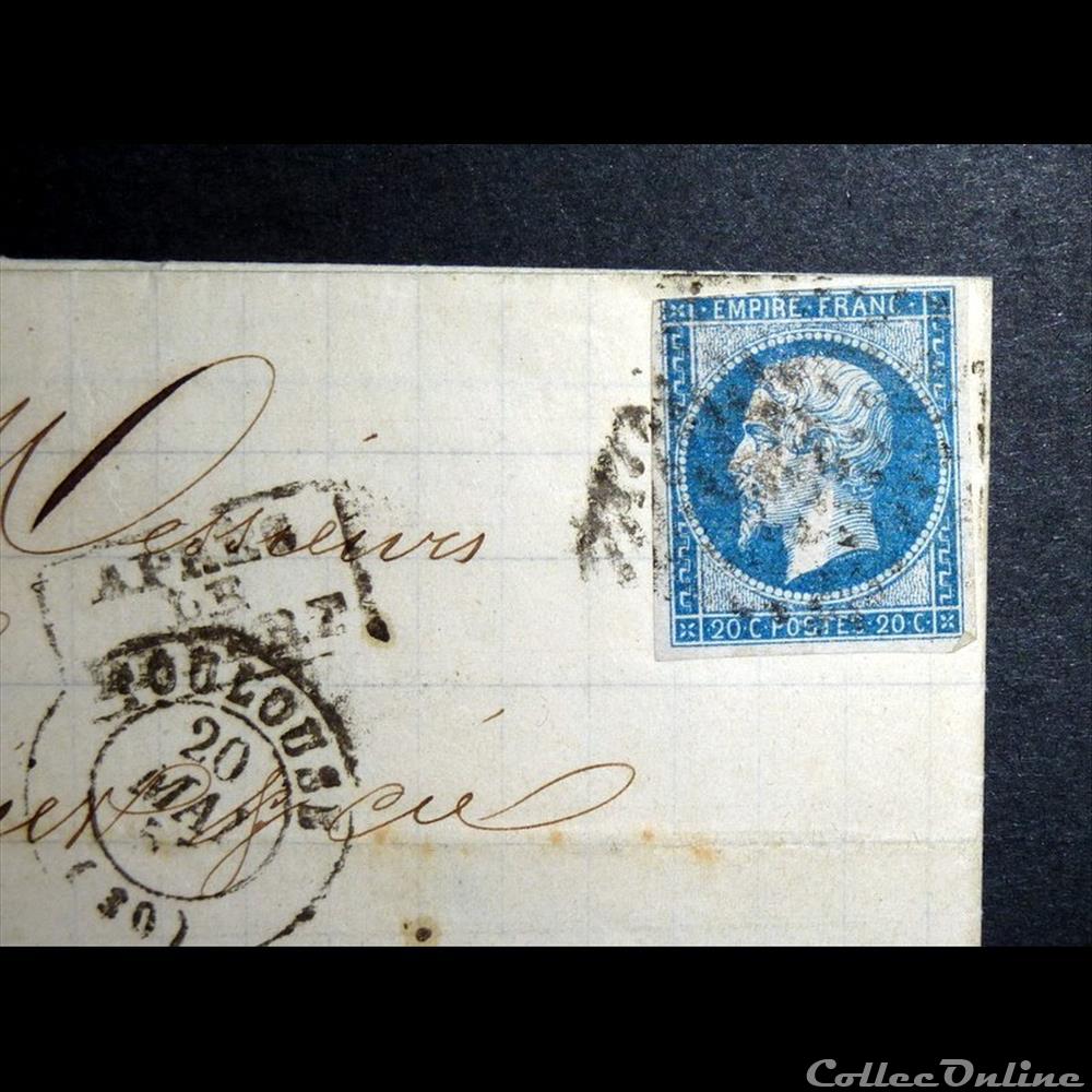 NAPOLEON III - Tête non laurée timbre france diver napoleon iii tete non lauree
