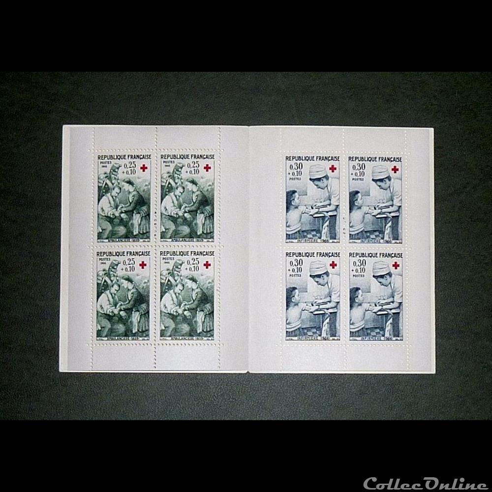 Les Carnets Croix Rouge timbre france diver les carnets croix rouge