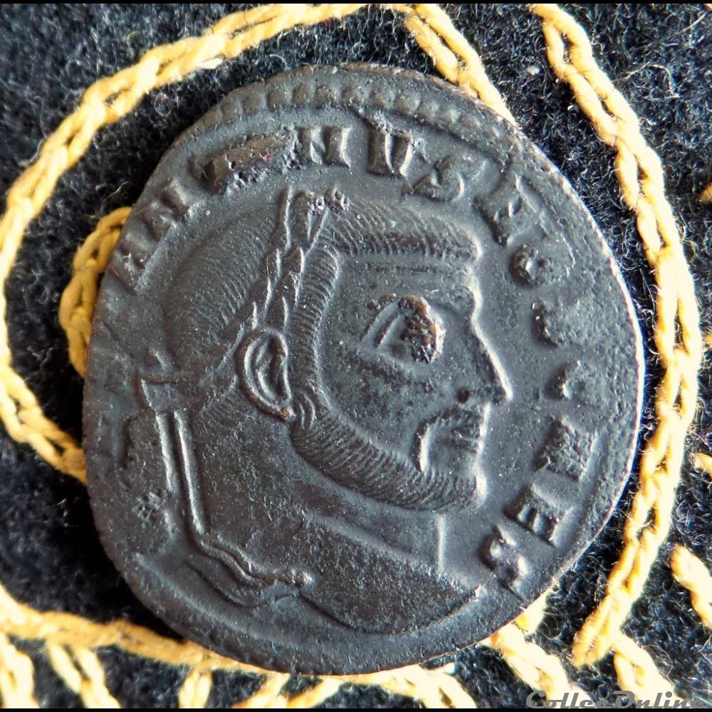 monnaie antique romaine pour maxence follis de 6 30g et 25 27mm de diametre