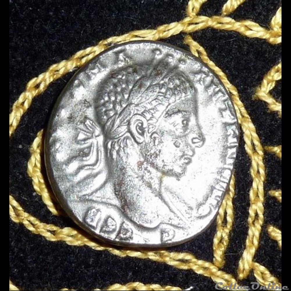ELAGABALUS - AR Tetradrachm de 12,39g et 18/25 mm de diamètre. monnaie antique romaine provinciale elagabalus ar tetradrachm de 12 39g et 18 25 mm de diametre