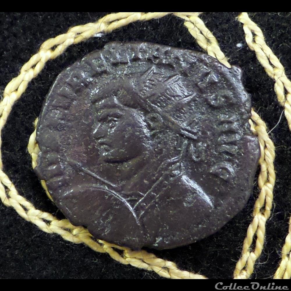 AURELIEN - IOVI CONSER / P monnaie antique romaine aurelien iovi conser p