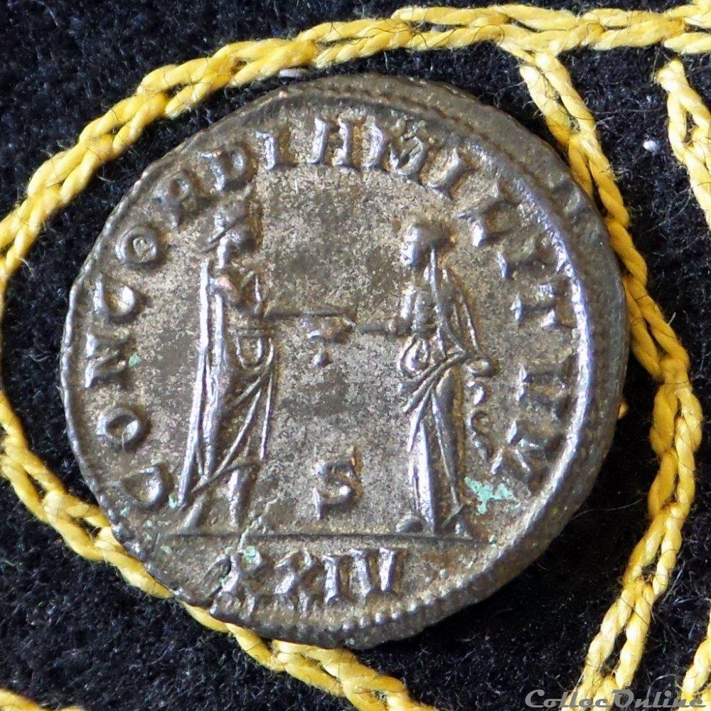AURELIEN - CONCORDIA MILITVM monnaie antique romaine aurelien concordia militvm
