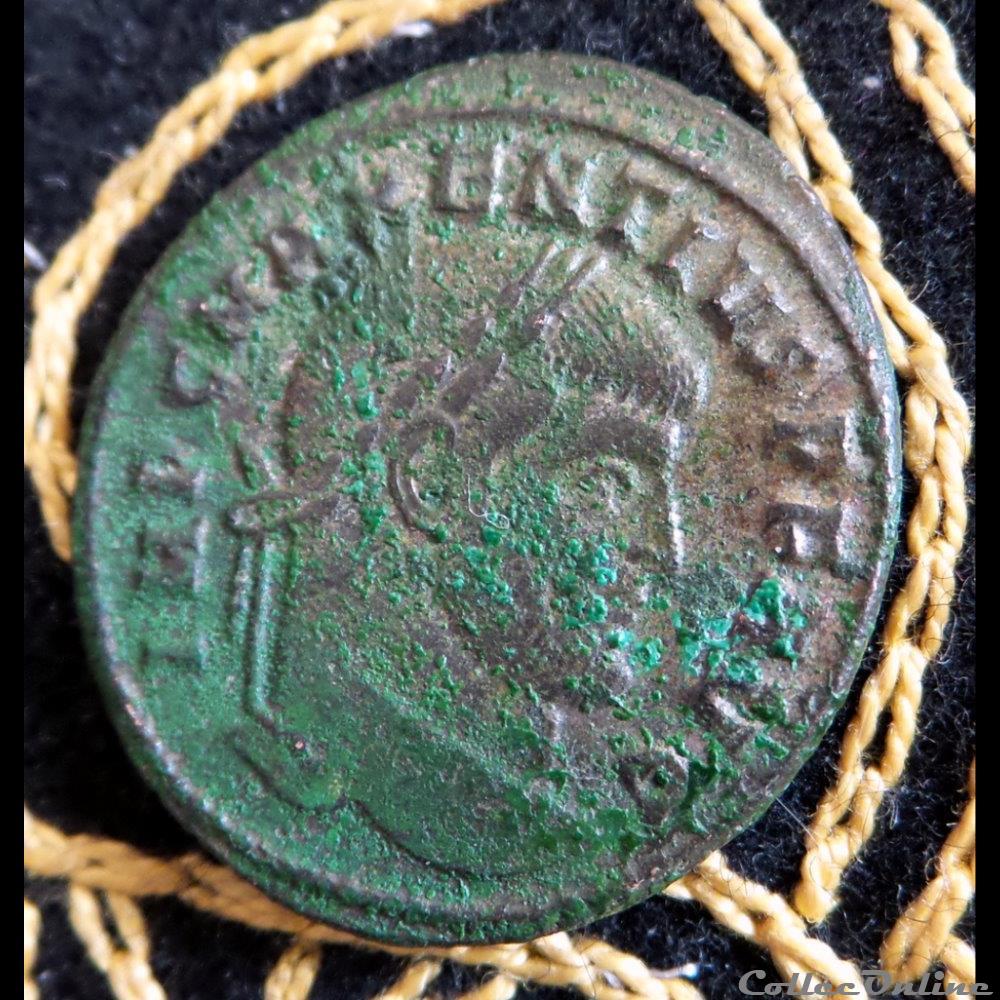 monnaie antique romaine maxence follis de 6 60g et 24 26mm de diametre
