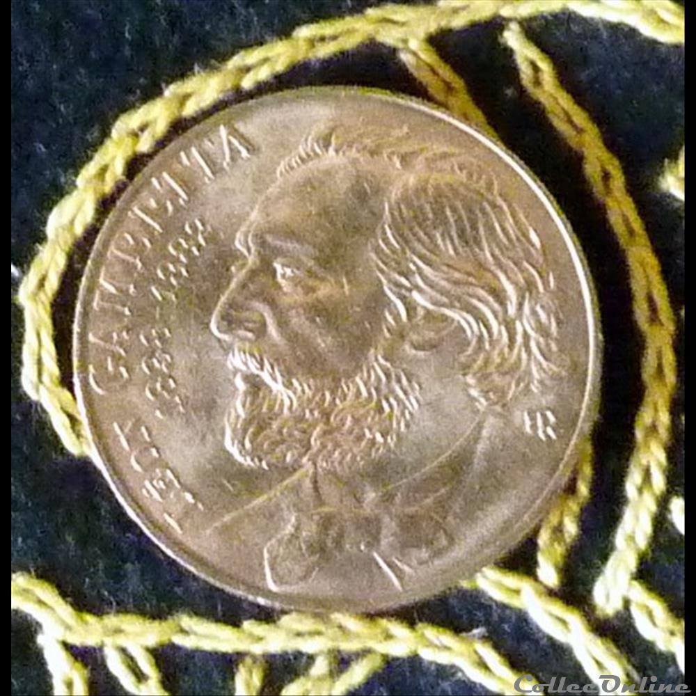 10 FRANCS GAMBETTA monnaie france moderne 10 francs gambetta