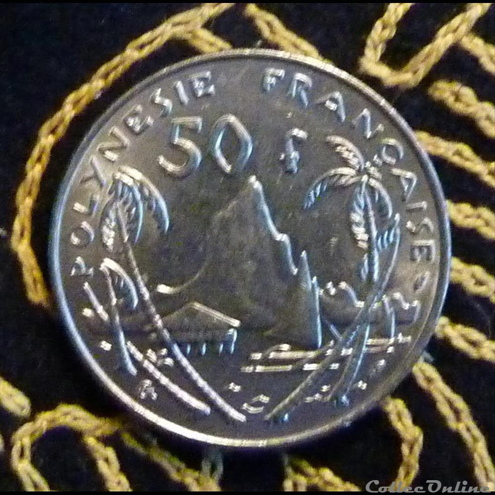 50 FRANCS Polynésie monnaie france romaine 50 francs polynesie