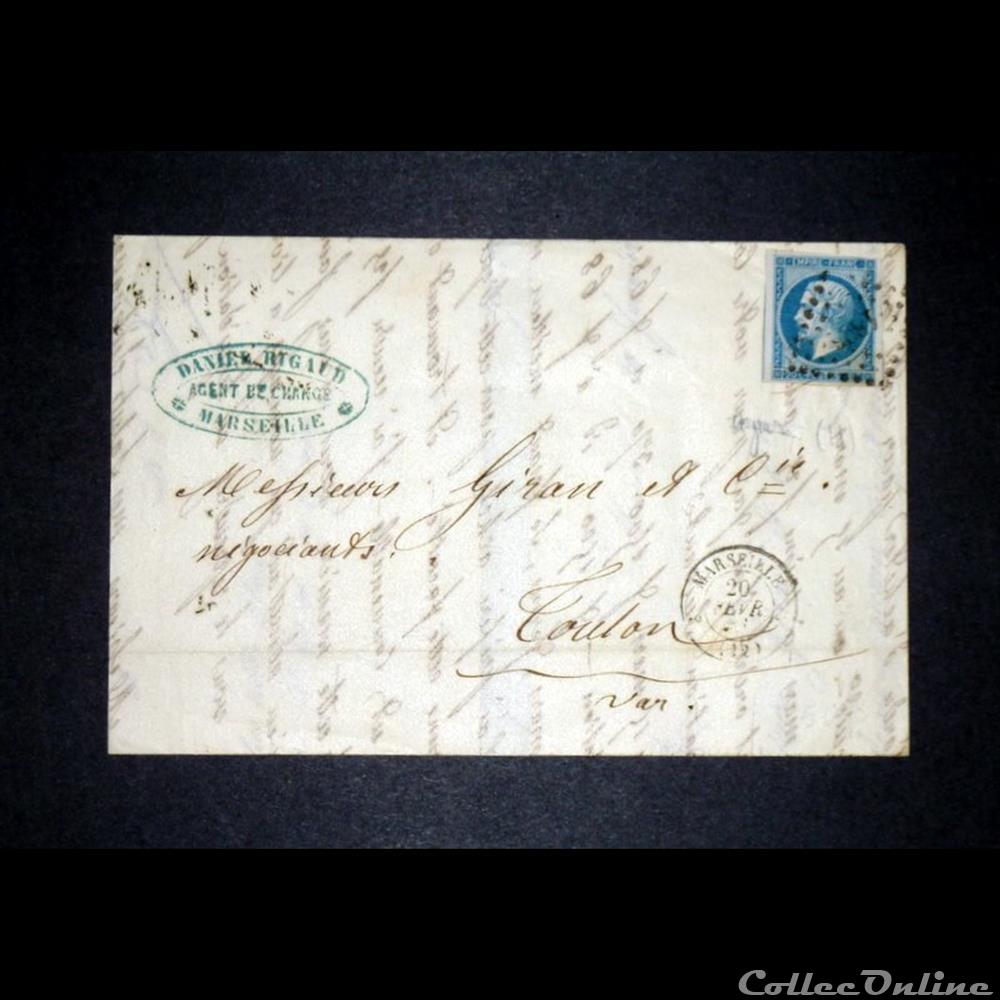 timbre france diver napoleon iii tete non lauree