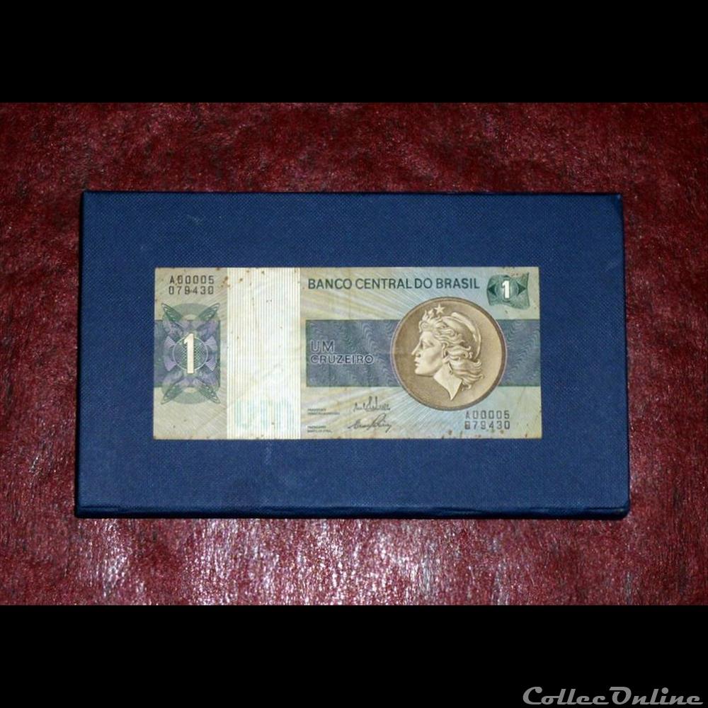 billet amerique du nord banque de france xxe bresil nouveau cruzeiro cree en 1967