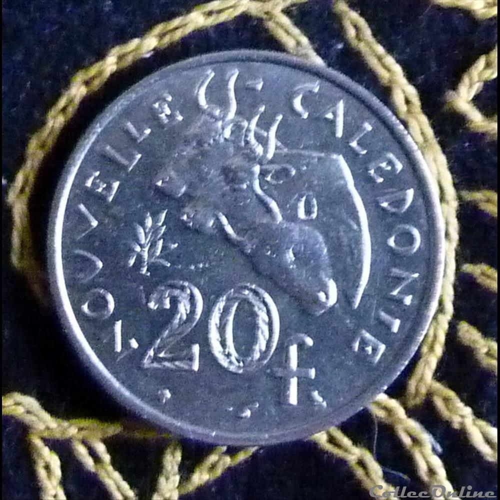 20 FRANCS Nouvelle Caledonie 2 monnaie france colony 20 francs nouvelle caledonie