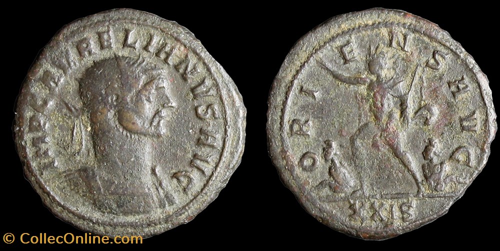 Aurélien monnaies antiquite av jc ap romaines republicaines imperiales aurelien