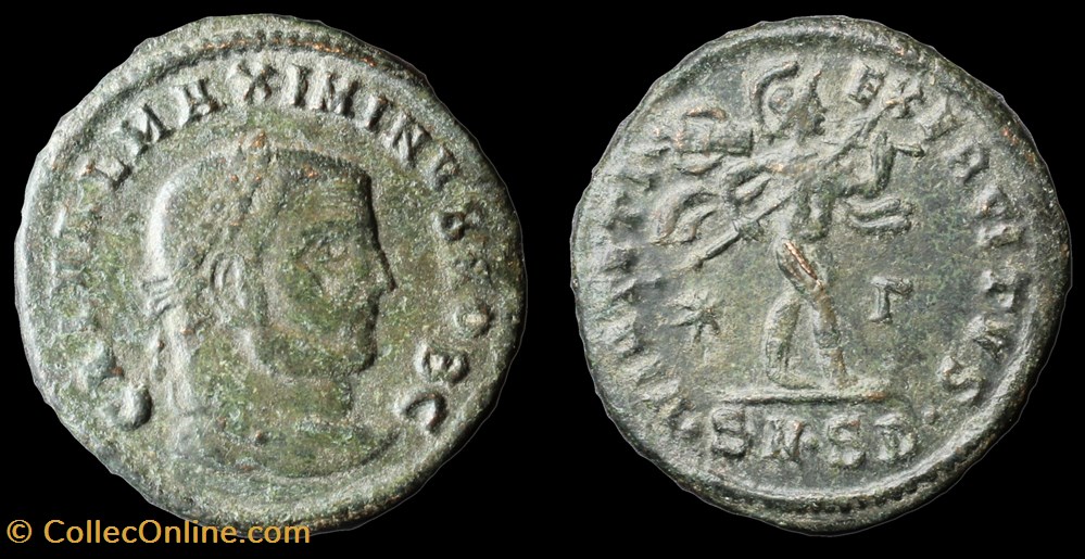 monnaies antiquite av jc ap romaines republicaines imperiales maximin ii daia