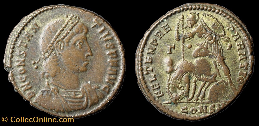 monnaies antiquite av jc ap romaines republicaines imperiales constance ii
