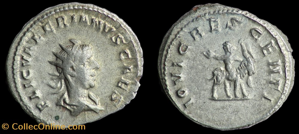 Valérien II monnaies antiques romaines republicaines imperiales valerien ii