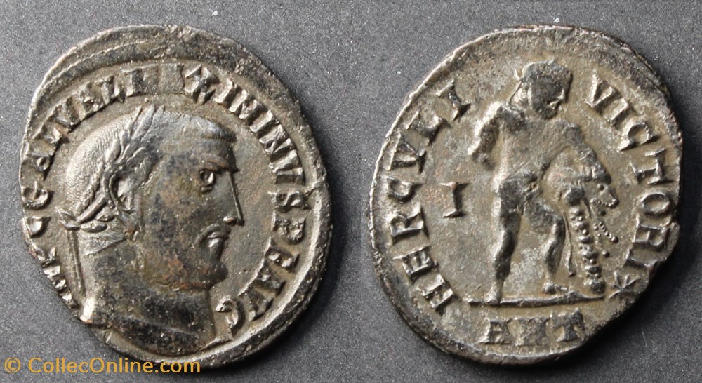 Follis de maximin II daïa monnaie antiquite av jc ap romaine republicaine imperiale follis de maximin ii daia