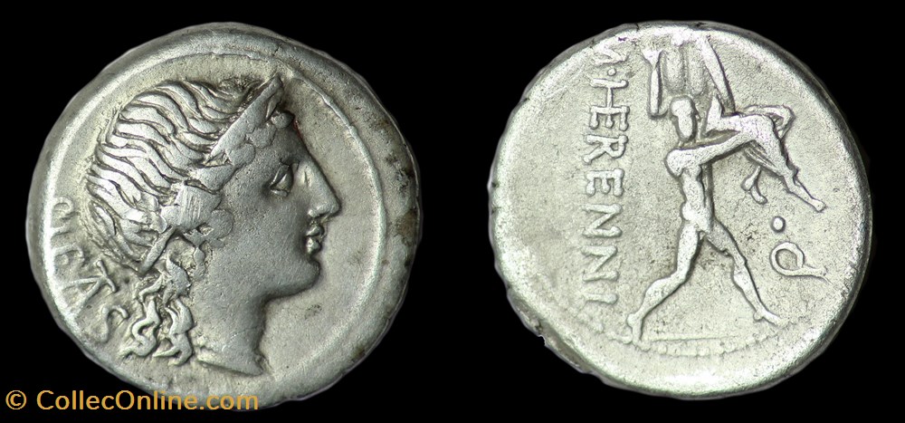 monnaies antiques romaines republicaines imperiales herennia