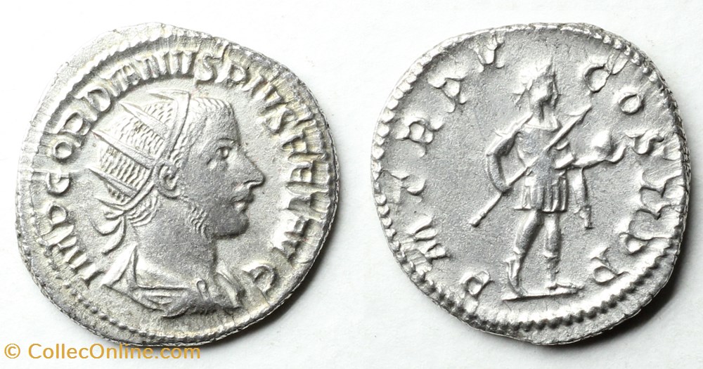 monnaies antiquite av jc a ap romaines republicaines imperiales gordien iii