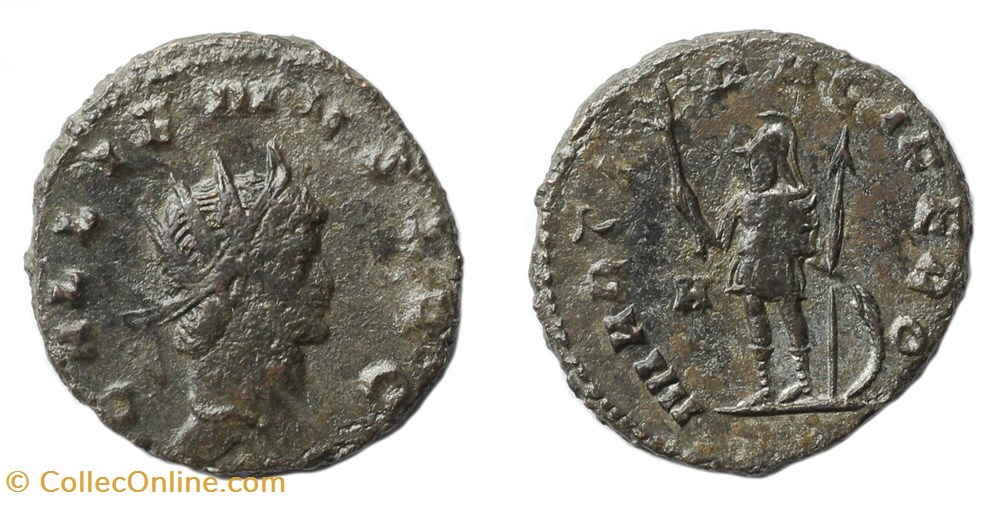 monnaies antiquite av jc ap romaines republicaines imperiales gallien