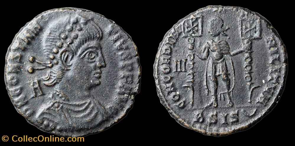 Constance II monnaies antiquite av jc ap romaines republicaines imperiales constance ii