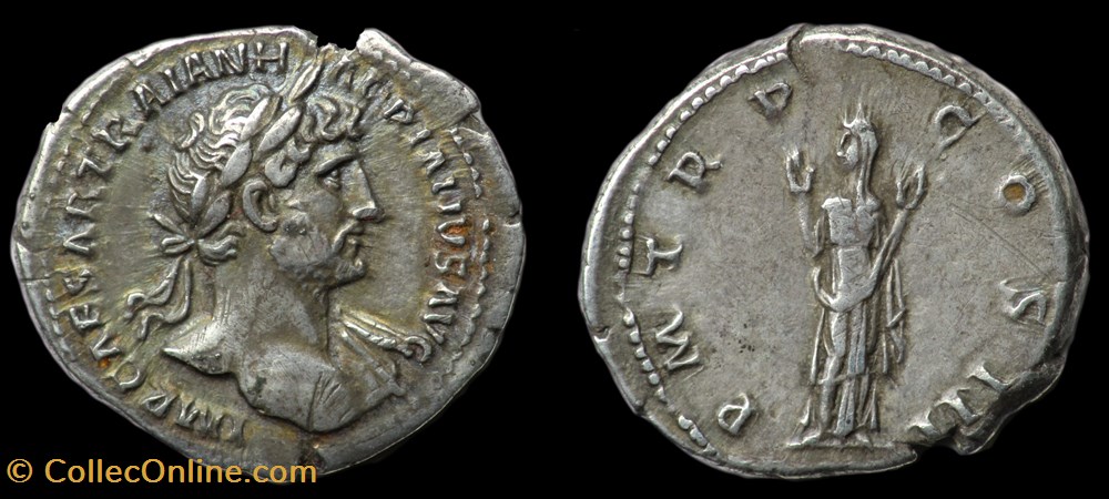 Hadrien monnaies antiques romaines imperiales et republicaines hadrien