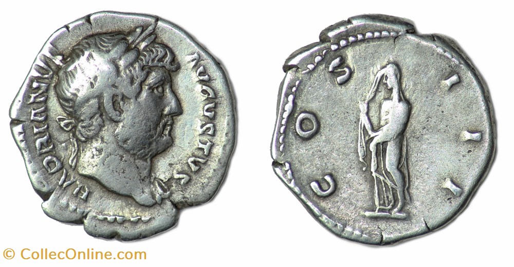 Hadrien monnaies antiques romaines imperiales et republicaines hadrien