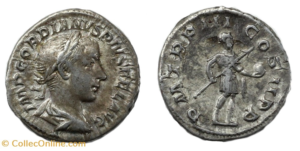 Gordien III monnaies antiquite av jc a ap romaines republicaines imperiales gordien iii