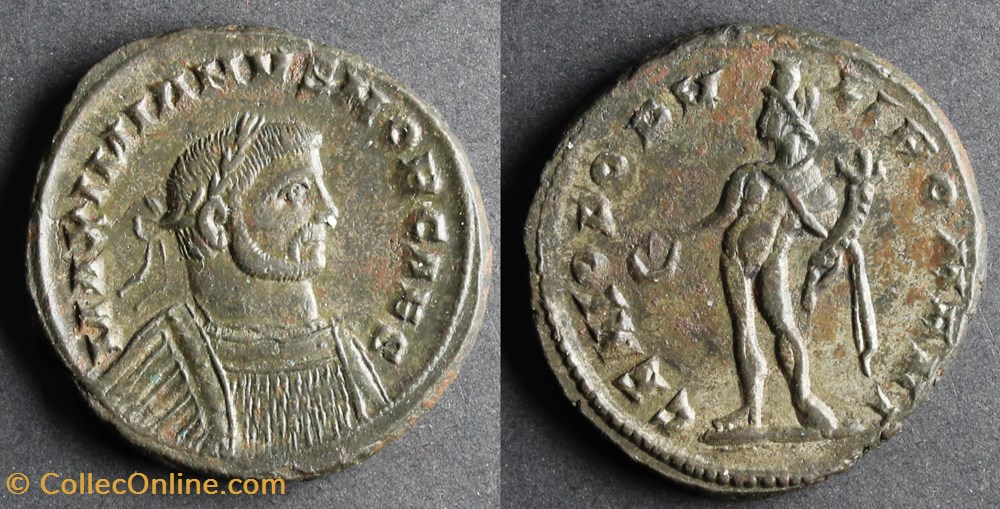 Follis de Galère monnaies antiquite av jc ap romaines republicaines imperiales follis de galere