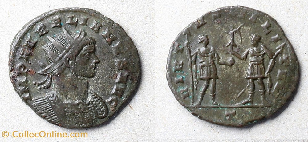 Aurélien monnaies antiquite av jc ap romaines republicaines imperiales aurelien