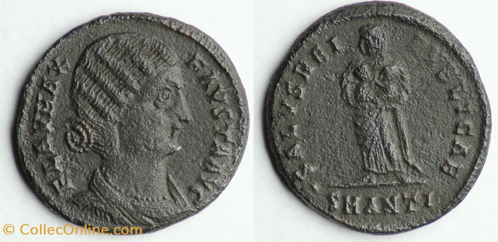 monnaies antiques romaines republicaines imperiales fausta