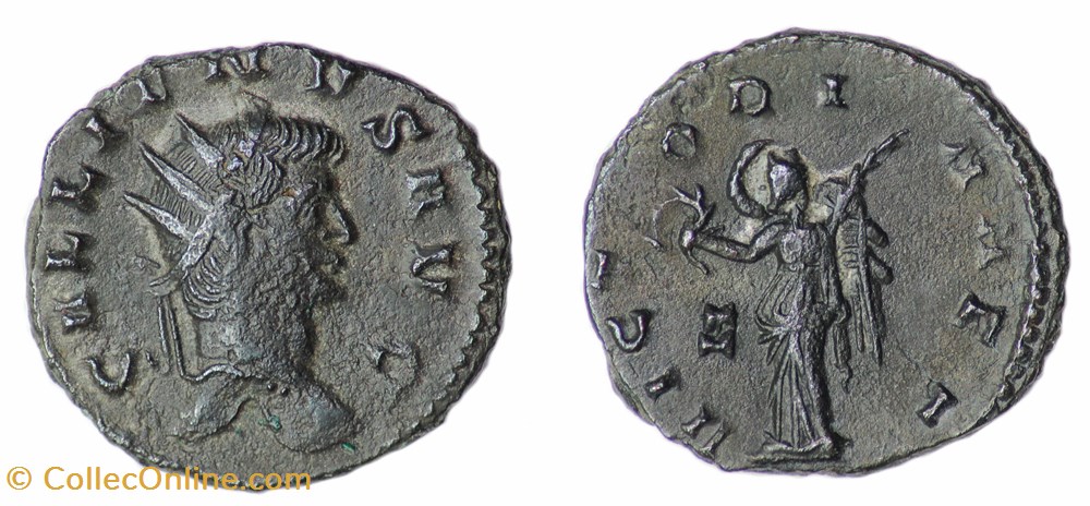 Gallien monnaies antiques romaines republicaines imperiales gallien