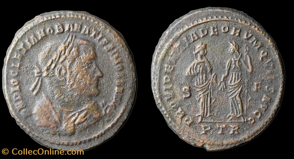 Dioclétien monnaies antiquite av jc a ap romaines republicaines imperiales diocletien