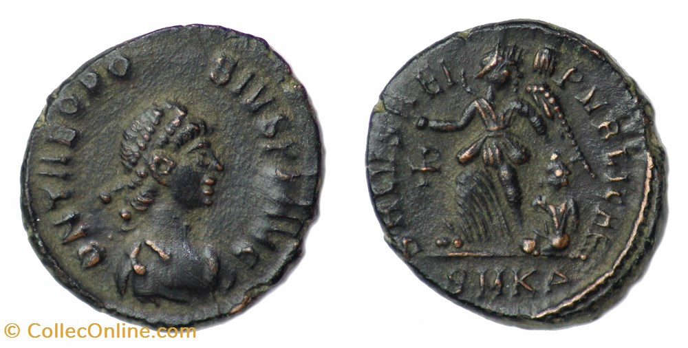 Théodose I monnaies antiques a romaines republicaines imperiales theodose i