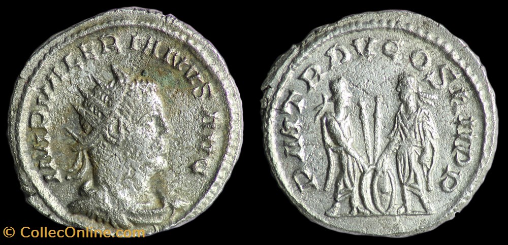 Valérien I monnaies antiques romaines republicaines imperiales valerien i